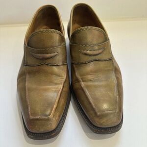 Stefanobi Manifattura Ferrarese Italian Leather Loafers - Men’s Size 9.5